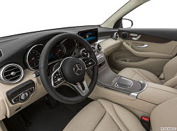 Mercedes Benz Glc Class Glc 300 4matic Interior Hero Shot Wide From The Driver B Pillar Focused On The Gray